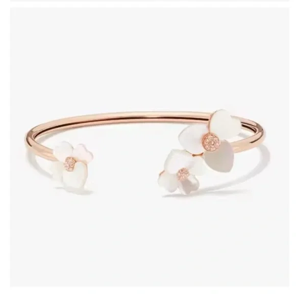$88 Kate Spade Precious Pansy Flex Cuff - Picture 8 of 8
